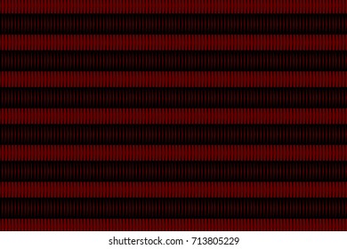 Striped abstract vector pattern  - black and red