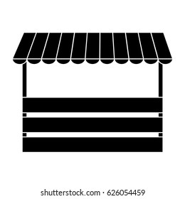 striped awning icon