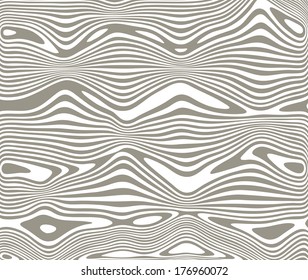 Striped background.  Abstract texture of wood or water surface. It is possible to use as a Camouflage. Zebra print. Vector illustration.