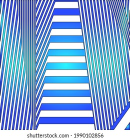  striped background with azure and blue gradient.stripes located at different angles. 