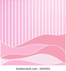 striped background with curves vector