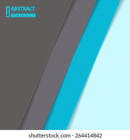 Striped background design with gray and blue