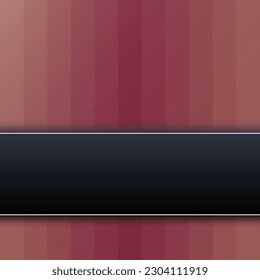 Striped background with an empty form to fill with your text. Vector illustration