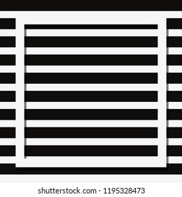 striped background frame template design