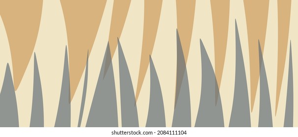 Fondo rayado con formas geométricas. Plantilla para papel pintado, salvapantallas, diseño moderno en tonos pastel.