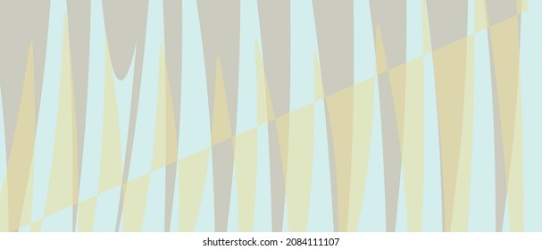 Fondo rayado con formas geométricas. Plantilla para papel pintado, salvapantallas, diseño moderno en tonos pastel.