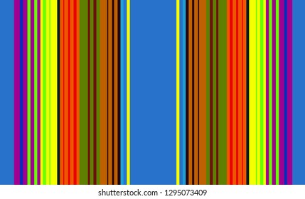 Striped Background, Mexican Sarape, Multicolor Lines