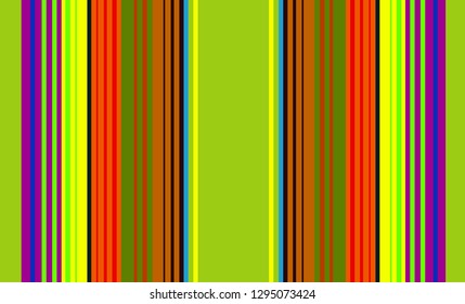 Striped Background, Mexican Sarape, Multicolor Lines