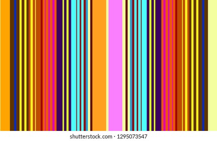 Striped Background, Mexican Sarape, Multicolor Lines