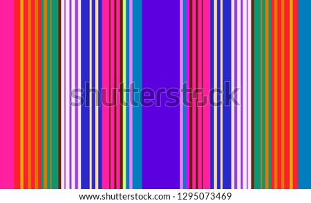 Striped Background, Mexican Sarape, Multicolor Lines