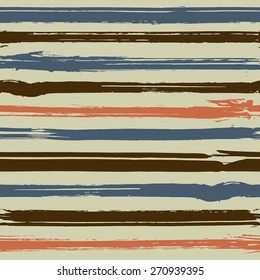 ?olorful striped background painted brush strokes texture grunge. Vector pattern