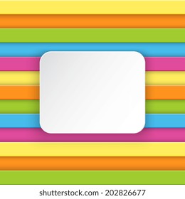 Striped background with place for text. Vector illustration