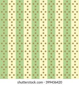 striped background and polka dot