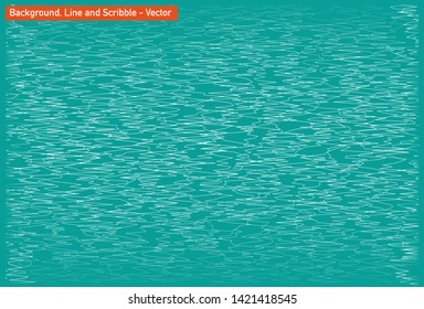 Striped background, scribble and backdrop application