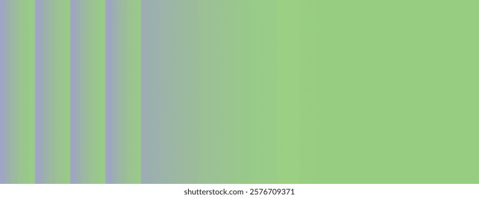 Striped background with soft gradient in green and blue. The background features a smooth texture with green and blue hues. Minimal abstract gradient graphic vector background 
