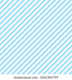 Striped background with vertical straight blue and white stripes. Seamless and repeating pattern. Abstract Seamless diagonal striped pattern with blue and white stripes. Vector illustration