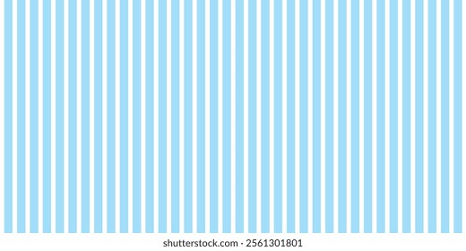 Striped background with vertical straight blue and white stripes. Seamless and repeating pattern. Abstract Seamless diagonal striped pattern with blue and white stripes. Vector illustration
