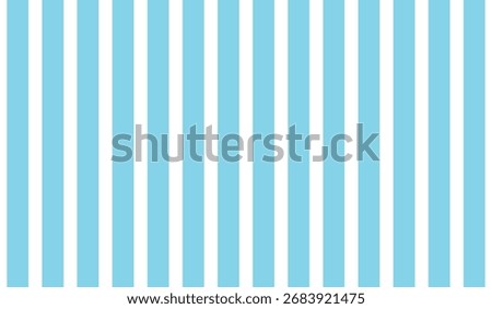 Striped background with vertical straight blue and white stripes. Seamless and repeating pattern.  Baby, cute background. Vector illustration.