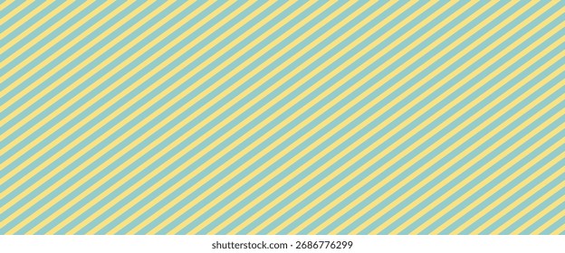 Plano de fundo listrado com listras verticais retas azuis e amarelas, vetor