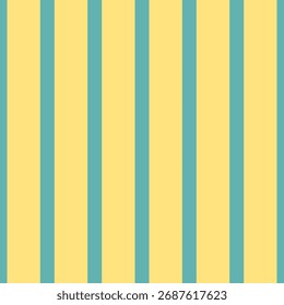 Fondo rayado con rayas rectas de Vertical azul claro y amarillo. Patrón continuo y repetitivo. Ilustración vectorial editable.