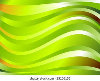 Striped background with wave, vector