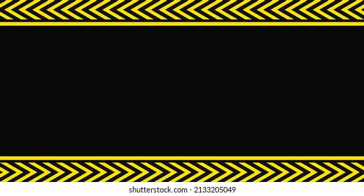 Marco de banner a rayas, fondo de color negro de la plantilla de anuncio.