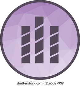 Striped Bars Icon
