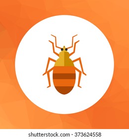 Striped beetle icon