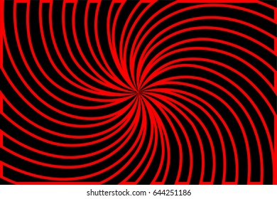 Striped black and red abstract background