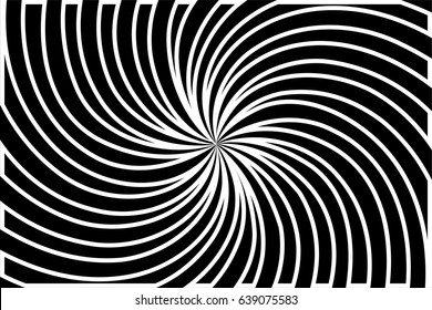 Striped black and white abstract background