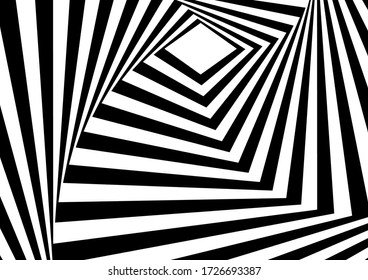 Striped black and white background