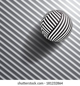 Striped black and white background