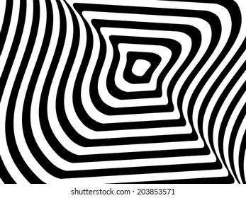 Striped black- white  background