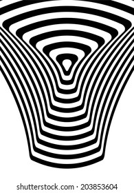 Striped black- white  background