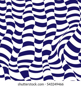 Striped blue background. Geometric textured surface for your design.