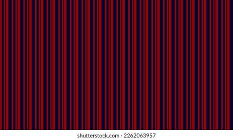 Textura rayada del patrón rojo negro brillante. Patrón de rayas de vectores sin infiltración. Bandas paralelas verticales. Para la tela de moda envolvente con papel tapiz. Vegetación textil roja Resumen Fondo geométrico colorido
