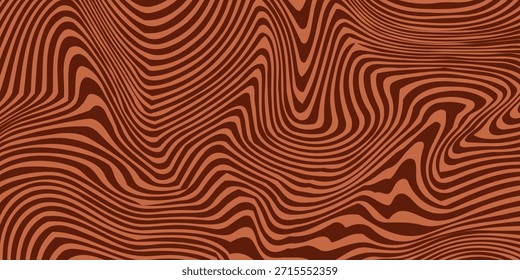 Plano de fundo gráfico marrom listrado com sombra