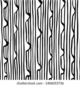 Striped Brush texture pattern. Grunge vector.
