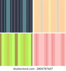 Striped bundle designed for scarves. Coordinated lines layouts ensure timeless fashion appeal. Vector files scale perfectly.