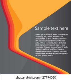 Striped business background with space for text. Vector.