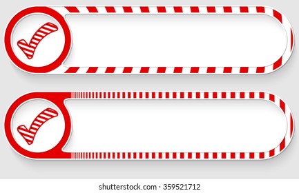Striped buttons for your text and check box