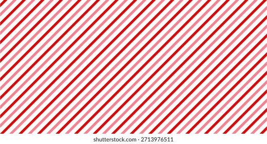 Gestreifte Süßigkeiten Rohr rosa und rote Diagonale nahtlose Muster für Weihnachten oder Neujahr Dekoration, schräge Linien Hintergrund, Weihnachten Geschenkpapier, Winterurlaub Geschenkpapier, Geschenkpapier Design