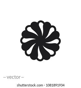 striped candy icon - vector illustration eps10