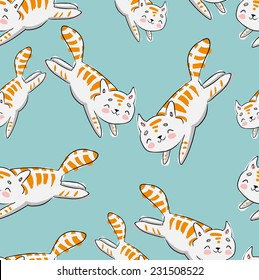 striped cat pattern 