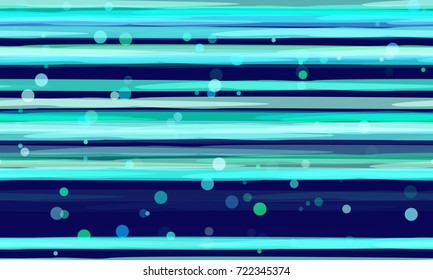 Striped Christmas Background. Winter Festive Seamless Pattern. New Year Seamless Hand Drawn Pattern with Glittering Snowflakes. Striped Background. Festive Cover, Banner, Cloth, Textile, Ad Texture