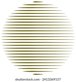 striped circle abstract art for decoration, the halftone geometric shape of artists