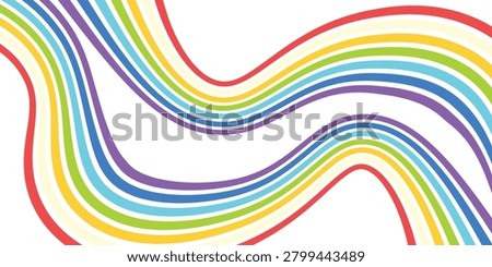 Striped colorful frame in seven rainbow. Striped colorful rainbow border frame background design. Colorful paint splatter background