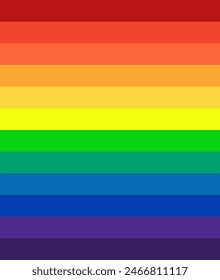 Striped colorful rainbow background cover. Happy LGBT pride month theme template wallpaper.