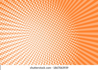 Striped colorful rays background. Pop art creative concept colorful comics book magazine cover. Cartoon halftone retro pattern. Abstract template design for poster, card, sale banner, empty bubble.