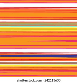 Striped colorful texture.Grunge vector line brush illustration background. 